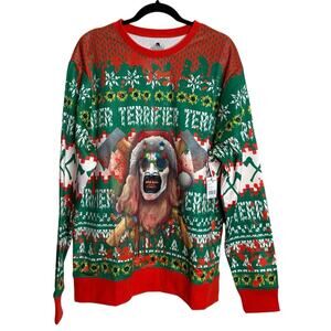 Universal Studios Terrifier Art The Clown Holiday Sweater